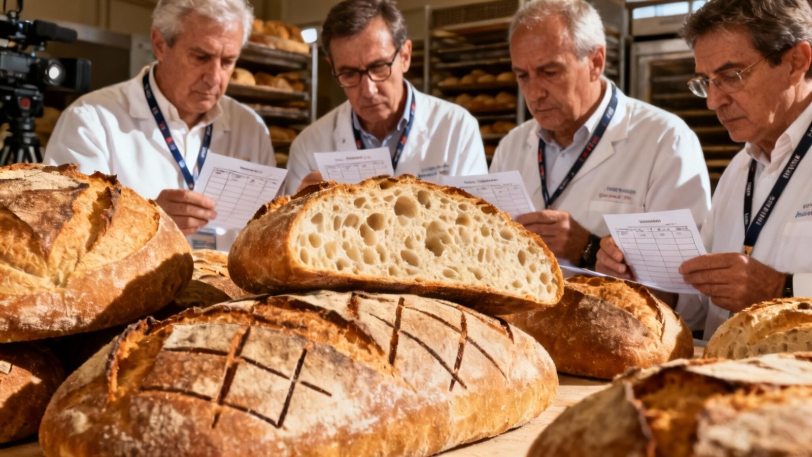 Jury degustant du pain