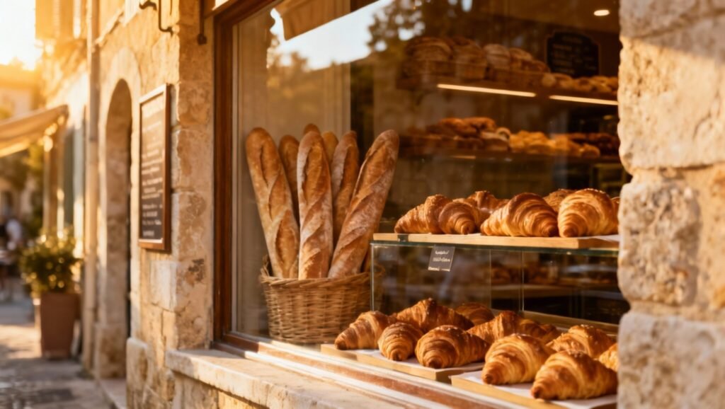 Boulangerie artisanale francaise en Provence